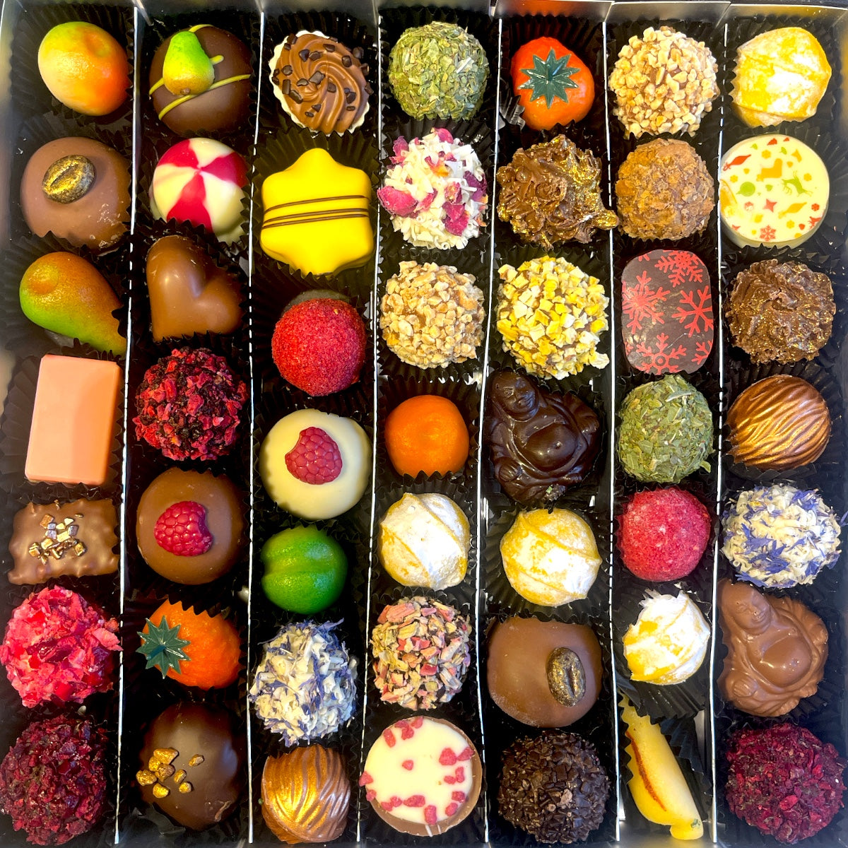 
                  
                    Sinterklaas Chocolade: 'Wie zoet is krijgt lekkers... Wie stout is de BOE(ddah)!
                  
                