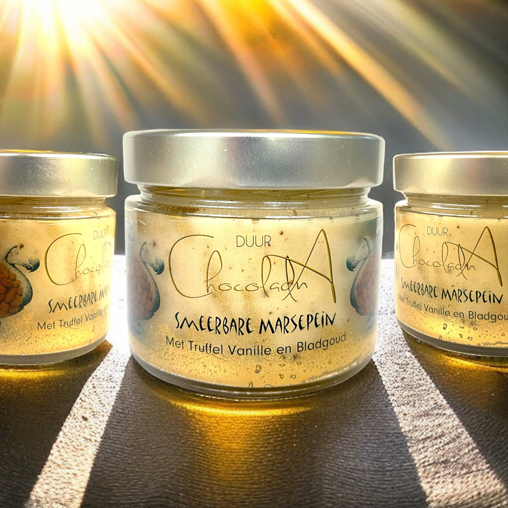 
                  
                    The Taste of Expensive... Spreadable marzipan with Truffle, Vanilla and gold leaf
                  
                