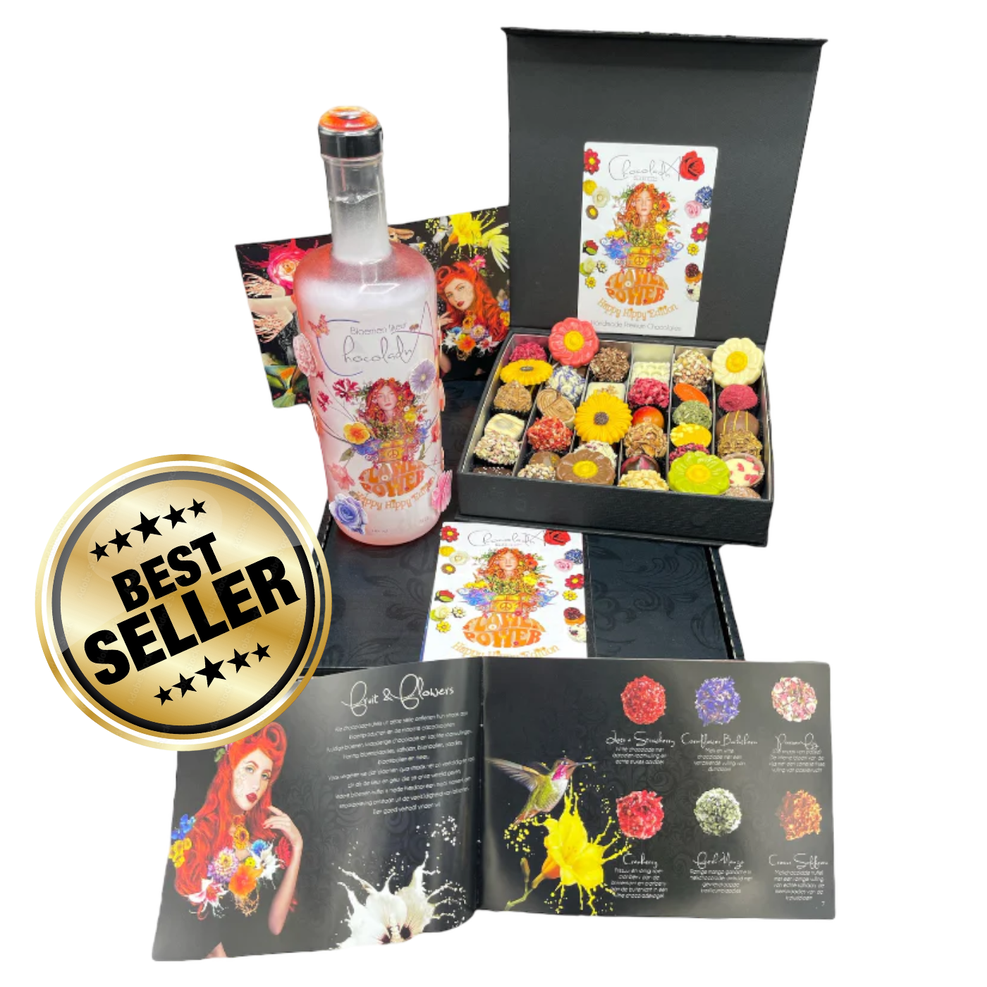 
                  
                    Flower Power Package of Flower liqueur with a box of your choice
                  
                