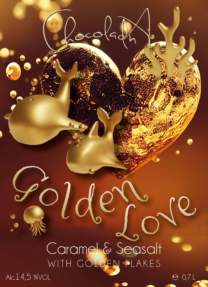 
                  
                    „Golden Love“ – Salziges Karamell mit echtem Blattgold
                  
                