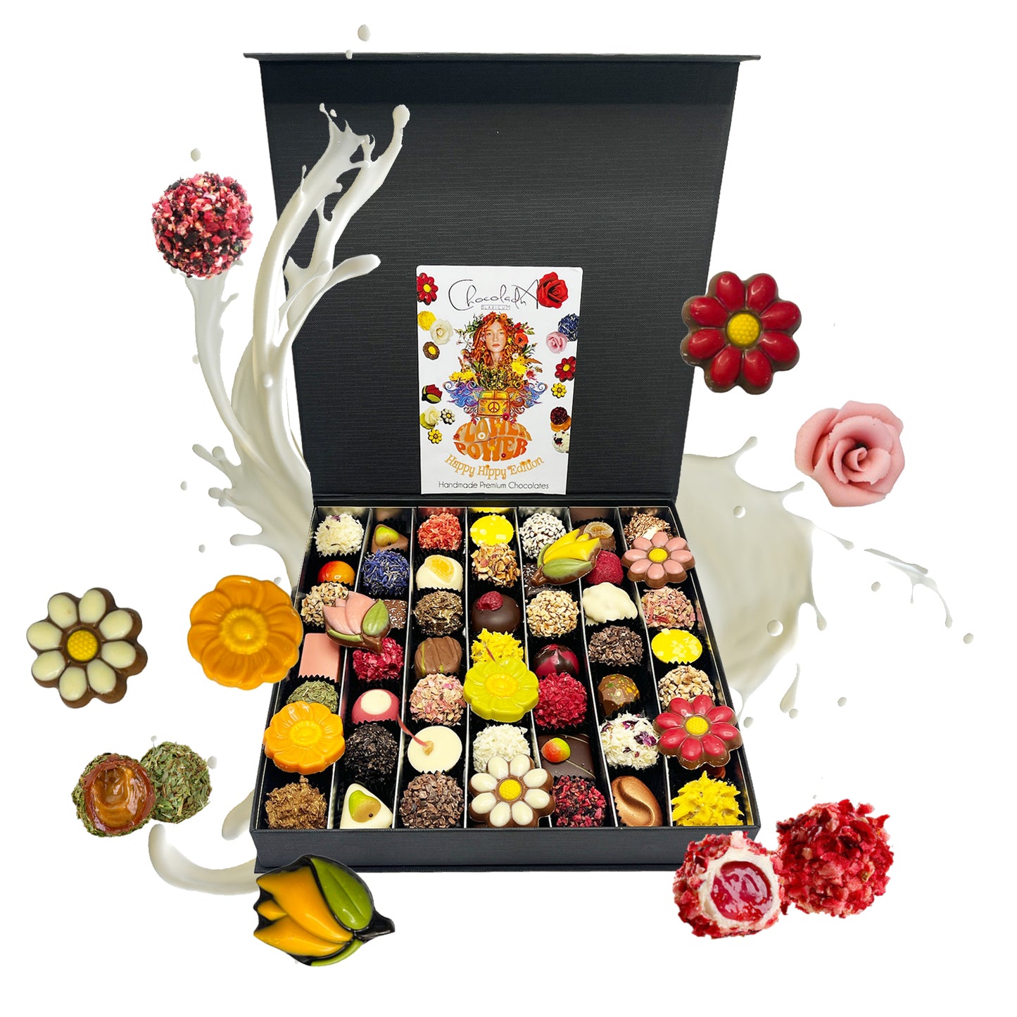 
                  
                    Flower Power Package of Flower liqueur with a box of your choice
                  
                
