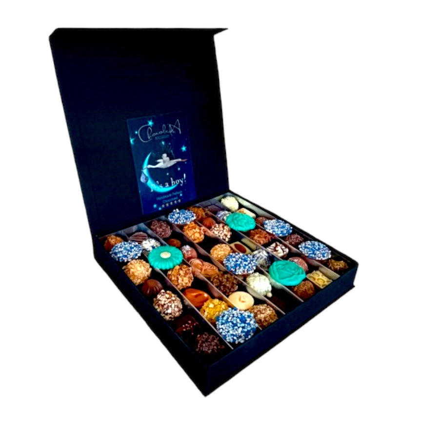 
                  
                    IT'S A BOY! - Birth Mix Truffles &amp; Pralines - EXTRA LARGE (49 pieces)
                  
                