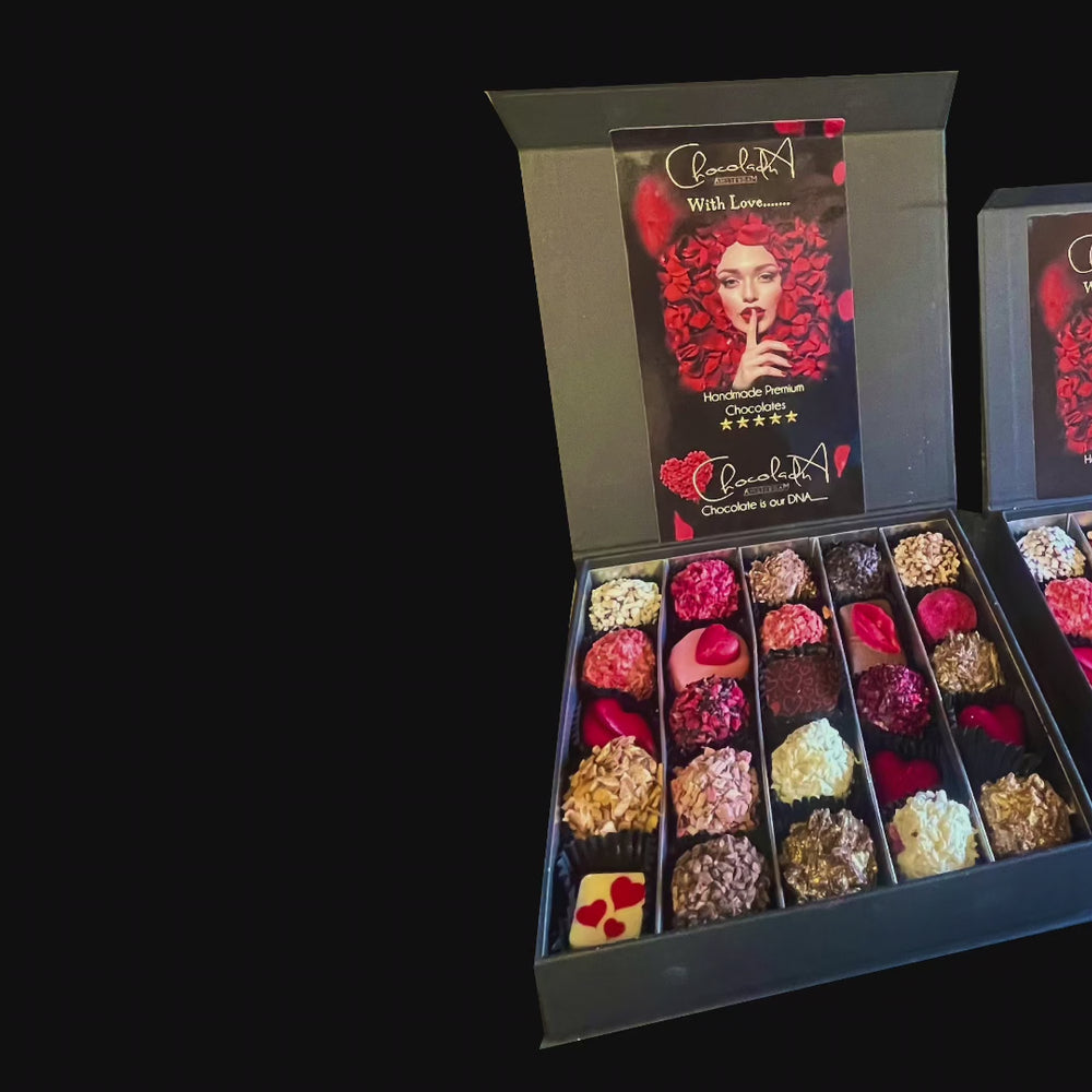 
                  
                    Load and play video in Gallery viewer, LOVE CHOCOLATE- Handmade Chocolates &amp;amp; Truffles-MIDDLE(25)
                  
                