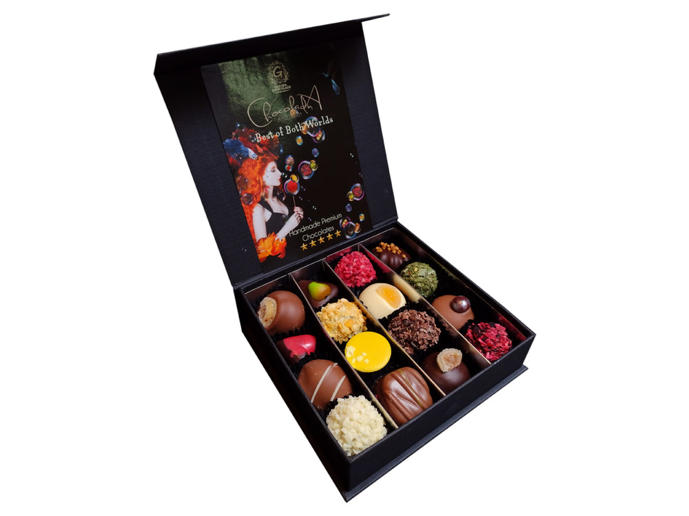 
                  
                    LUXURY MIX of Pralines &amp; Truffles - SMALL (16 pieces)
                  
                
